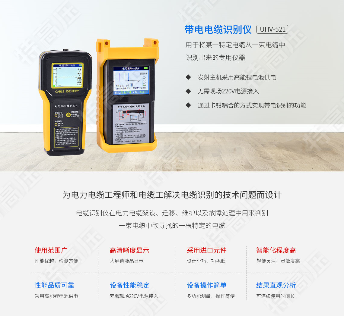 HTDS-V 帶電電纜識別儀(圖1)