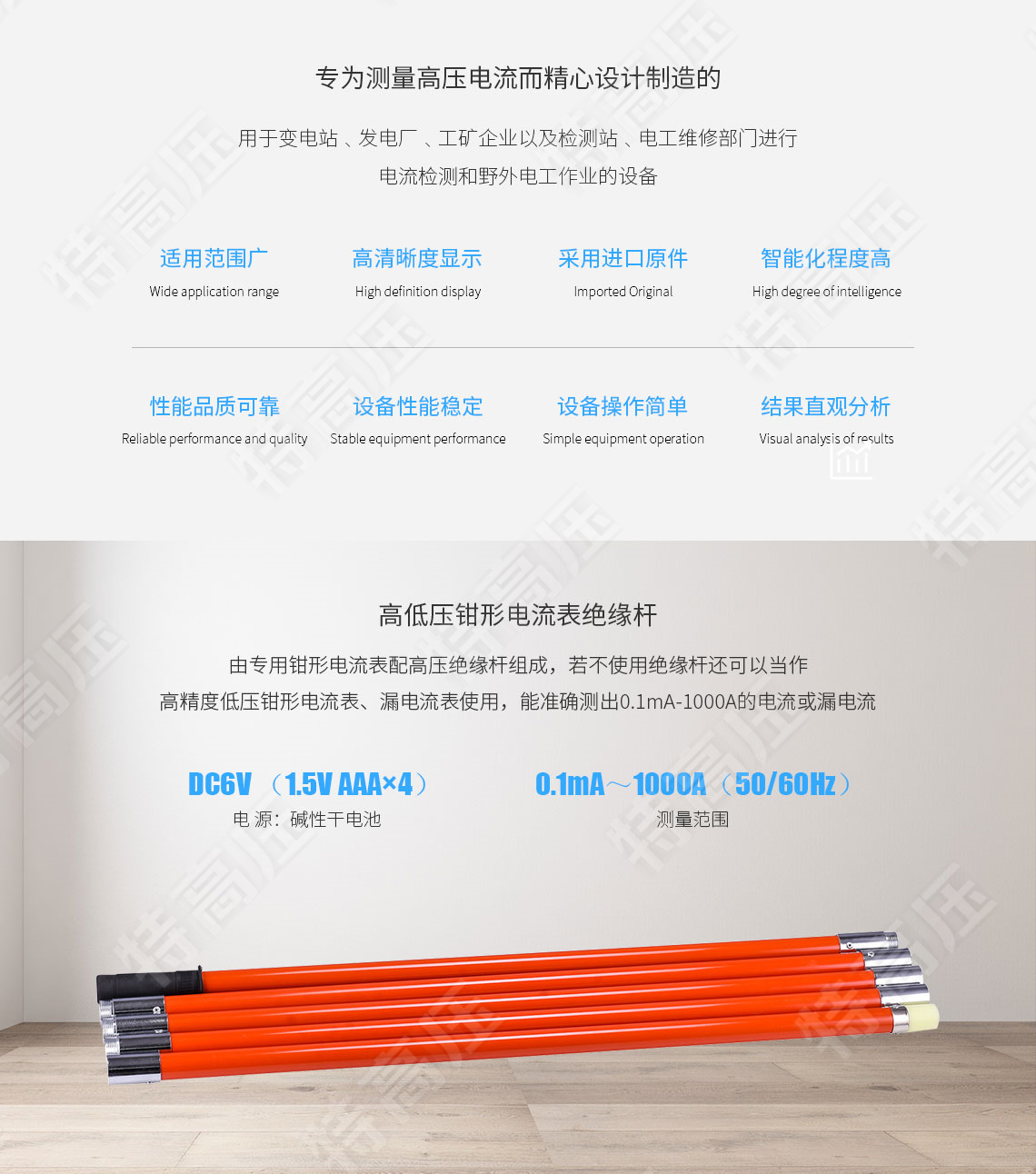 HTQB-H 高低壓鉗形電流表(1000A)(圖2) HTQB-H 高低壓鉗形電流表(1000A)(圖2)