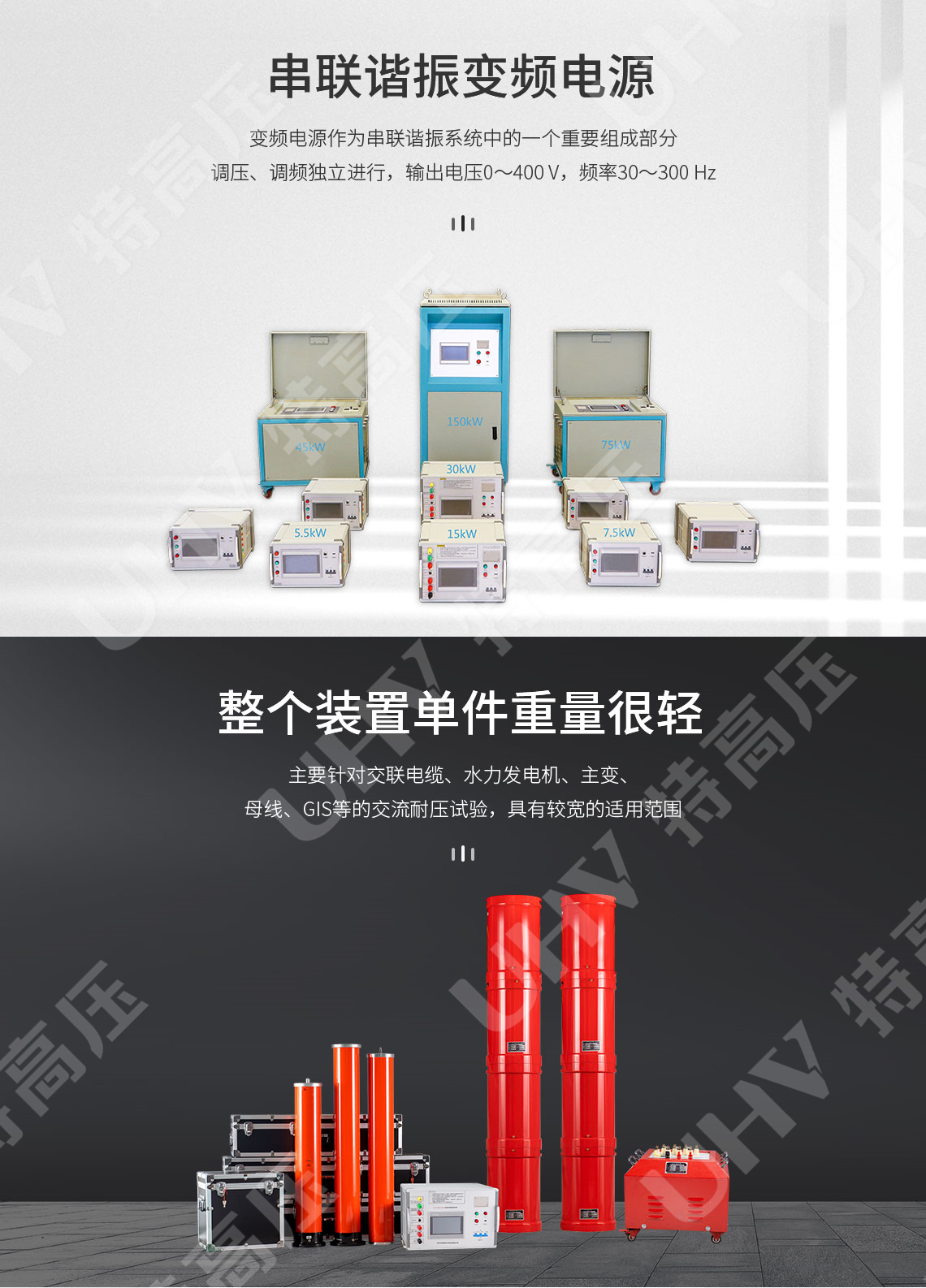 UHV-135kVA/108kV 串聯(lián)諧振方案(圖2) UHV-135kVA/108kV 串聯(lián)諧振方案(圖2)